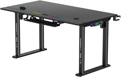 Biurko gamingowe COBRA Electra S CRF1421ELBKRGB Czarny