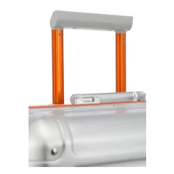 Walizka aluminiowa duża Travelite Next 75 Years Edition - silver / orange