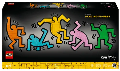 LEGO 31216 Art Keith Haring — tańczące postacie