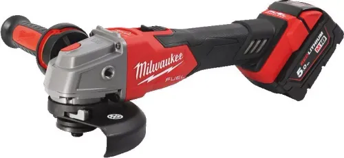 Milwaukee Yakıt Açılı Taşlama Makinesi M18 FSAG125XB-502x 125mm (+2 adet 5Ah pil + şarj cihazı + kılıf)