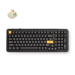 Klawiatura gamingowa Mchose HW-K99V3-7 bezprzewodowa mechaniczna MCHOSE Icy Creamsicle podświetlana czarna