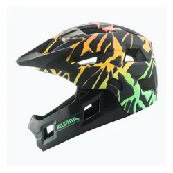 Kask rowerowy dziecięcy Alpina Rupi fading neon matt