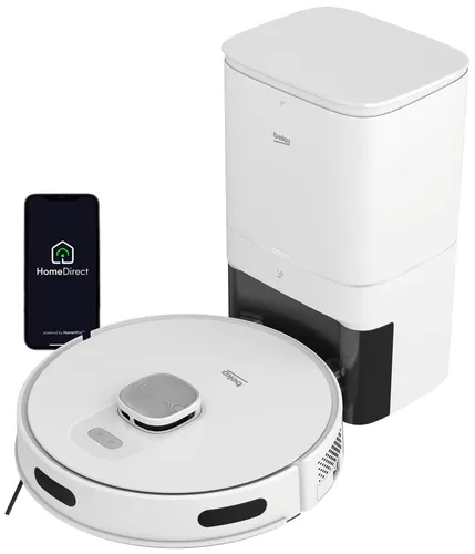 Робот-пылесос Beko RoboSmart Vrr81214vw функция уборки станция очистки создание карты комнаты 65 дБ