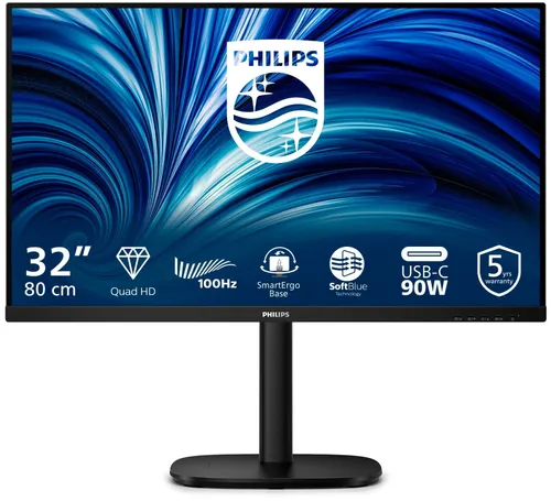 Monitor PHILIPS 32B2U3601 31.5" 2560x1440px IPS 100Hz 4 ms [GTG]