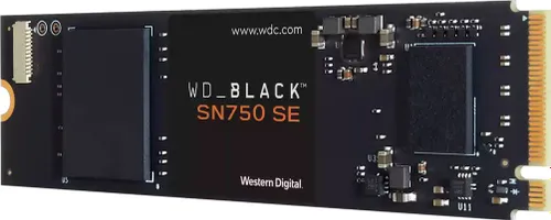 WD Black SN750 SE SSD 1 TB M. 2 2280 PCI-E x4 Gen4 NVMe (WDS100T1B0E)