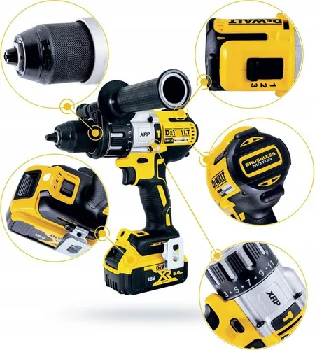 DeWalt DCD996P3 18V 3 x şarj edilebilir pil 5Ah