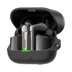 Słuchawki bezprzewodowe Earfun Air Pro 4+ ANC Dokanałowe Bluetooth 6.0 Funkcje AI Czarny