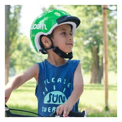Kask rowerowy dziecięcy woom Kids green