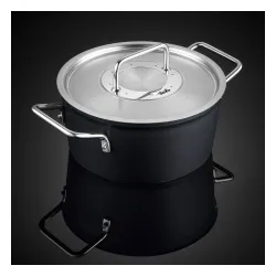FISSLER Adamant 20 cm - garnek aluminiowy z pokrywką