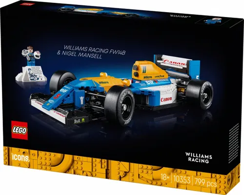 LEGO Klocki Icons 10353 Williams Racing FW14B i Nigel Mansell