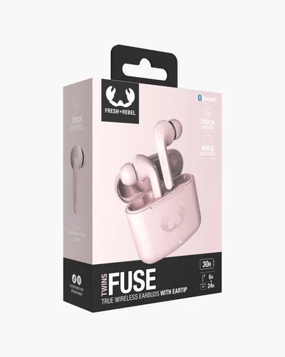 Słuchawki bezprzewodowe Fresh 'n Rebel Twins Fuse Dokanałowe Bluetooth Smokey Pink