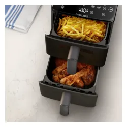 Air fryer Philips Ovi Dual Basket NA461/00 2750W 10l Aplikacja mobilna