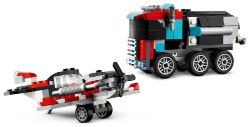 LEGO Creator 31146 грузовик с платформой и вертолетом P8