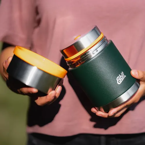 Termos na żywność Esbit Sculptor Stainless Steel Food Jug 750 ml forest green