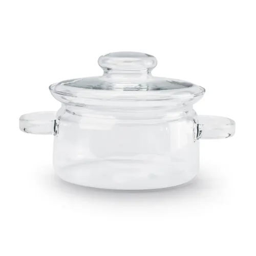 Garnek szklany żaroodporny z pokrywką SIMAX NYKO 1,5 l