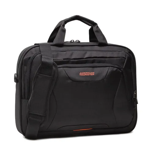American Tourister la locul de muncă Laptop Bag 88532-1070-1cnu negru / portocaliu