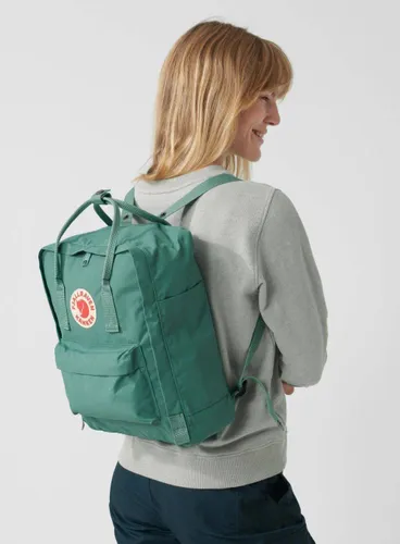 Fjallraven Kanken sırt çantası - arctic green / spicy orange