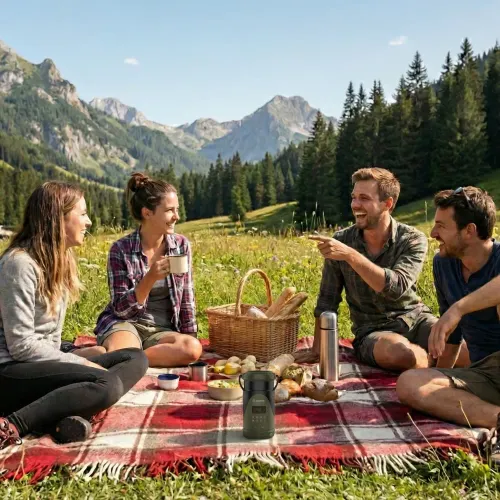 Radioodbiornik Hawk Expedition R30 Na korbkę, Solarne, Latarka, Radio FM Zielony