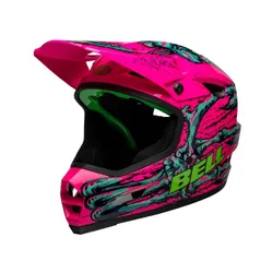 Kask rowerowy Bell Sanction 2 DLX Mips bonehead gloss pink/turquoise