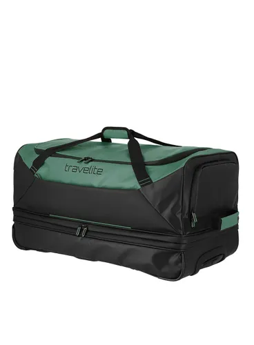 Расширяемая дорожная сумка Travelite Basics 70 cm-black / green