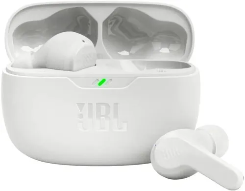 Słuchawki bezprzewodowe JBL Vibe Beam Dokanałowe Bluetooth 5.2 Biały