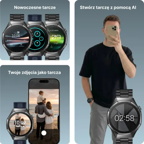 Smartwatch Forever SW-720 xBase Granatowy