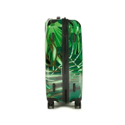 Средний жесткий чемодан Saxoline Palm Leaves 1460h0.60. 10 Palm Leaves