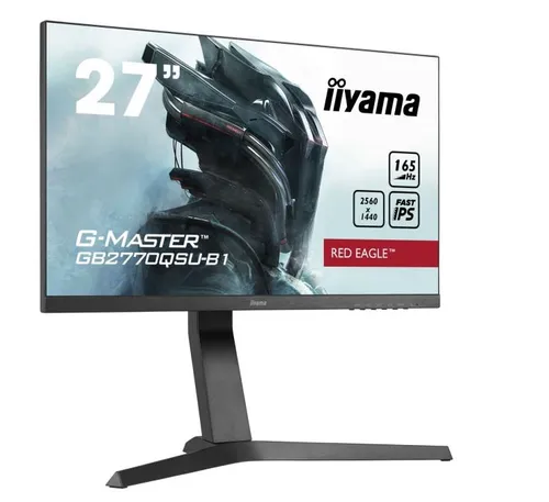 IIYAMA Monitor 27 cali GB2770QSU-B1 0.5ms,IPS,DP,HDMI,165Hz,400cd/m2,USBx2