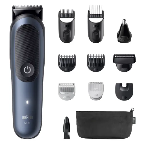 Trymer Braun AIO7540 6 nasadek 120min