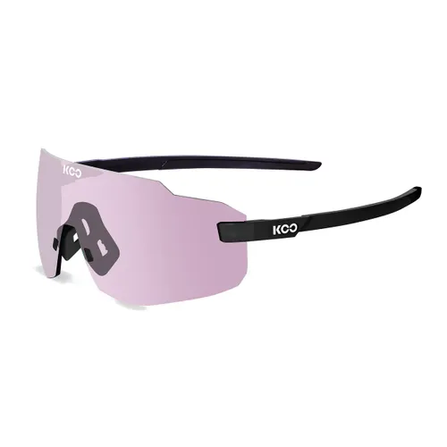 Okulary przeciwsłoneczne Koo Supernova black matt/photochromic pink