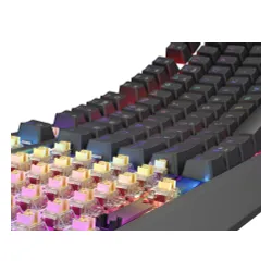 Klawiatura mechaniczna Genesis Thor 230 TKL US RGB Outemu Silent Lemon Czarny