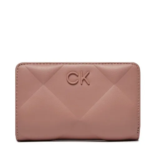 Большой женский кошелек Calvin Klein Re-Lock Quilt Bifold Wallet K60k611374 Ash Rose VB8