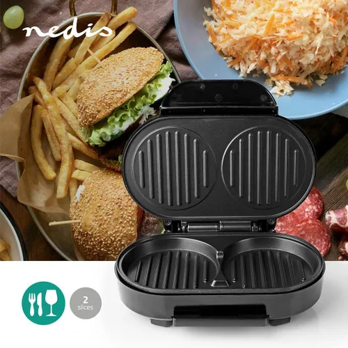 Grill elektryczny NEDIS KAHM100BK