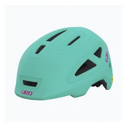 Kask rowerowy dziecięcy Giro Scamp II Jr matte screaming teal/bright pink