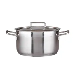 Garnek ze stali nierdzewnej z pokrywką ANETT 8,5 l