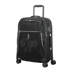 Walizka kabinowa poszerzana Samsonite Gallantis LTD Swarovski - crystal black