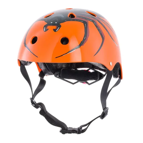 Kask rowerowy dziecięcy Hornit Spider orange/black