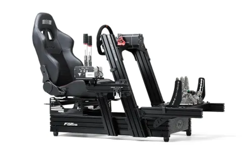 Fotel Next Level Racing NLR-E026 F-GT Elite 160 Front & Side Mount Edition Wyścigowy do 150kg Czarny