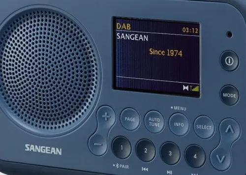 Radioodbiornik Sangean DPR-76BT Radio FM DAB+ Bluetooth Ciemnoniebieski