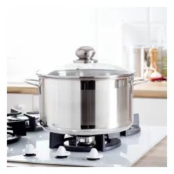 Garnek ze stali nierdzewnej z pokrywką SSW CITY 6,1 l