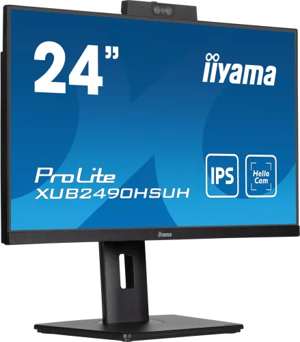 Monitor iiyama ProLite XUB2490HSUH-B1 z kamerą 23,8" Full HD IPS 100Hz 4ms