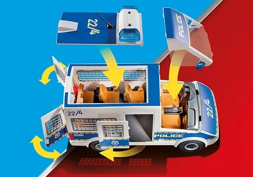 Polis Transporter Playmobil Playmobil ŞEHİR EYLEMİ ışık ve sesle 70899