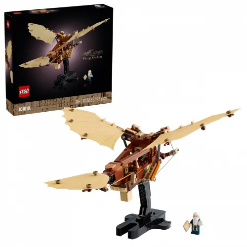 LEGO Klocki Icons 10363 Maszyna latająca Leonarda da Vinci