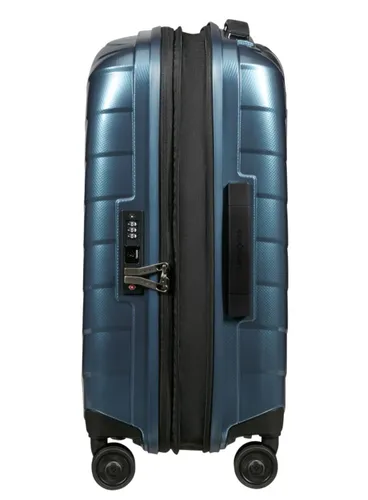 Маленький расширяемый чемодан Samsonite Attrix 55 см (23/26 см) - steel blue