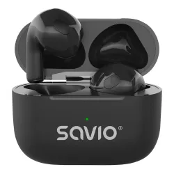 Słuchawki bezprzewodowe Savio TWS-02 PRO Douszne Bluetooth 5.4 Czarny