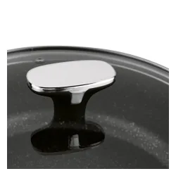 Patelnia na indukcję z pokrywką krótkie uchwyty Starke Pro Celebrity Marble 28 cm