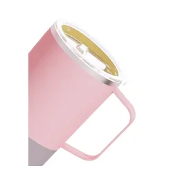 Kubek termiczny ceramiczny Asobu Tower - pastel peach