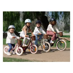 Rower dziecięcy HUFFY Retro Vintage 14 cali dla dziewczynki Pudrowy-róż