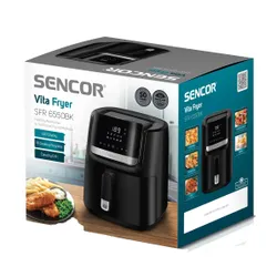 Air Fryer Frytkownica beztłuszczowa SENCOR SFR 6550BK-EUE3 Czarny 6.5l z termoobiegiem