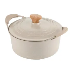 Garnek aluminiowy FLORINA Oslo 28CM 6,7L Kremowy